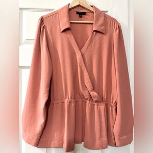 Alfani wrap front blouse. NWOT